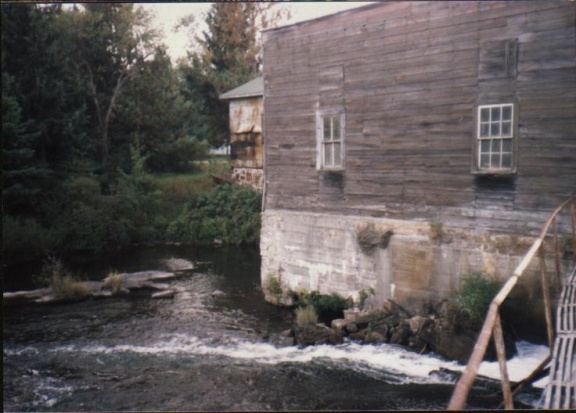 Christensen mill and dam in 1986   upper Jordan dam 